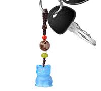 Lueear Colgantes de de fluorita, colgante de en de gato de la suerte, hermoso y portátil, collar de piedra para cumpleaños, Año Nuevo, Navidad, Pascua, Refer to description,