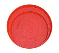 Lueear Comederos de aves de corral para pollos, plato de alimentación de aves de corral, bandeja de comida de pollo, cuenco reutilizable para palomas, patos, codornices, pájaros, jardín, gallinero