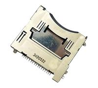 Lueear Conector de ranura de memoria de consola, conector de ranura para lector de tarjetas de juego fácil de instalar, suministros de repuesto para mujeres, niños, jóvenes, propietarios de múltiples