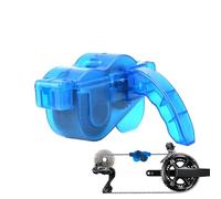 Lueear Máquina de limpieza de cadenas, herramienta limpiadora de cadenas de estacionamiento, cepillo de herramientas de lavado portátil, accesorios profesionales para taller, garaje, viajes