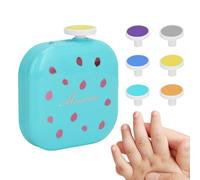 Lueear Recortadora de uñas para bebé, lima eléctrica USB para niños pequeños, herramienta de cuidado de uñas de dos velocidades de bajo ruido para todas las edades, viajes por carretera, jardín de