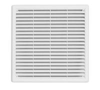 Haco Rejilla de ventilación - rejilla de ventilación de plástico ASA con protección contra insectos: 300 x 300 mm - blanco
