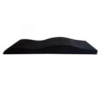 LUENOBLE Cubrecolchón con pestañas, cojín curvo para mesa de masaje con funda extraíble, diseño ergonómico para salón de belleza
