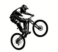 LUEVYM 12x14cm Niño Montando Una Bicicleta Pegatinas De Coche Calcomanía De Vinilo para Coches Motocicleta