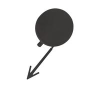 LUEVYM Partes Cuerpo para Passat CC 2013-2017 Tapa del Enganche De Remolque del Parachoques Delantero 3C8807241A Pieza De Repuesto(Unpainted)