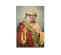 LUEXUHEY Danny DeVito Master - Póster divertido en lienzo para sala de estar, dormitorio, decoración moderna de pared del hogar, regalo, 50 x 75 cm, estilo sin marco