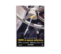 LUEXUHEY Póster de película de ciencia ficción de 2001 A Space Odyssey para sala de estar, dormitorio, decoración de pared moderna para el hogar, regalo, 60 x 90 cm, estilo sin marco