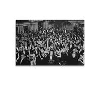 LUEXUHEY Póster de película de terror The Shining Ballroom Overlook Hotel Jack Torrance, lienzo para sala de estar, dormitorio, decoración moderna de pared del hogar, regalo, 50 x 75 cm, estilo sin