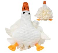 Lufa para niños con malla de doble capa para una espuma rica, esponja de baño exfoliante suave para bebés y niñas, hora del baño y ducha para mujeres.