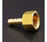 LUFAA 6mm 8mm 10mm 12mm 14mm Espiga for Manguera X M12 M14 M16 M18 M20 M22 Rosca Hembra métrica Conector Adaptador de tubería de latón 2 uds (Size : 8-M22x1.5)