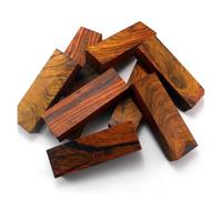 LUFAA Cocobolo, Material de Madera DIY, Pulsera Hecha a Mano, Mango de Cuchillo, Anillo for Dedo, Pulsera, marcapáginas, Material de carpintería, 1 Unidad (Size : 20x3x2cm)