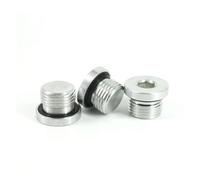 LUFAA Tapa de Extremo de Cabeza Hueca Hexagonal Macho BSP M5 M6 M8 M10 M12 M14 M16 M18 M20 M22 M24 M26 M27 M30 1/8"; 1/4";3/8"; 1/2";Conexión de tubería de Enchufe de 3/4 "1 Pieza (Size : M6x1 10PCS)