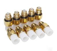 LUFASODERLIN 2203202438 Kit de Reparación de Suspensión de Aire Válvula M8 Compatible Para Benz W220 W221 W164 Para Audi A6 Allroad C5/7 A8/D3 Para Jaguar XJ Racores de Tubo de Latón (10 Piezas)