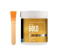 Lufaze Pintura Dorada para Madera - 300 g Revestimiento Impermeable de Alto Brillo,Pintura Metálica Dorada | para Tela Cerámica Manualidades Muebles Lienzo Madera
