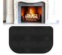 LUFEIS Alfombra Ignífuga para Chimenea, 102 * 50CM Tapete Ignífugo para Chimenea, Alfombrilla Ignífuga para Proteger el Suelo de Chispas, Alfombra ignífuga Multicapa, para Estufas Leña
