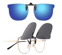 LUFF Clip su occhiali da sole sopra occhiali da prescrizione,polarizzato 4g | Secure-fit,Ultra leggeroProtezione UV400,Anti-abbagliamento per la guida,Pesca,Escursioni,Ciclismo,Sport all'aperto