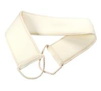 Luffa de ducha de 90 cm de doble cara - Banda exfoliante natural para espalda y cuerpo - Lado suave nido de abeja y lado de crin para limpieza profunda y masaje