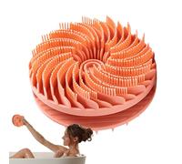 Luffa Scrubber per il corpo in silicone, spazzola in silicone | Scrubber per il corpo in luffa,spugna da bagno 2 in 1 per una pulizia profondo e una pelle morbida Innovativo spazzola da bagno