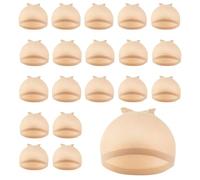 LUFFLOK Gorra de Peluca 20 Piezas Invisible y Transpirable para Mujeres y Hombres, Gorro con Peluc Elástico de Nailon para Todo Tipo de Cabello se Adapta a Pelucas Ultrafinas Wig Caps