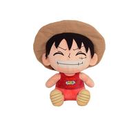 (Luffy, 33 cm/12,99 pulgadas) Colgante de juguete de peluche de One Piece, decoración, dibujos animados populares,