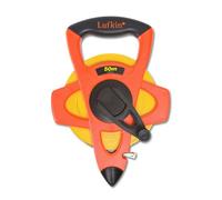 Lufkin Crescent Lufkin FM050CM - Cinta métrica de fibra de vidrio (13 mm x 50 m), color naranja y negro