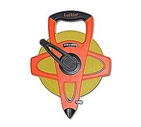 Lufkin FE200D - Cinta métrica de fibra de vidrio de alta visibilidad (1,27 x 200 m), color naranja