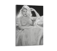 LUFPOTH Póster de Anna Nicole Smith para pared, diseño estético, para sala de estar, dormitorio, 50 x 75 cm, estilo marco