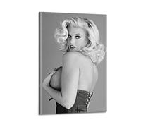 LUFPOTH Póster de Anna Nicole Smith para pared, diseño estético, para sala de estar, dormitorio, 60 x 90 cm, estilo marco