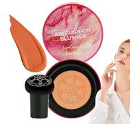 Luftkissen Blush - Makeup Puderquaste - Kissen-Rouge | Make-up-Rouge | Kosmetik Langanhaltender Highlighter Kontur Für Hochzeit, Fest, Urlaub, Alltag, Lang Anhaltender Kontur Highlighter