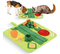 LUFTPETS Tapete de búsqueda para perros, juego interactivo de alimentación para aburrimiento, juguete de rompecabezas para mascotas pequeñas, almohadilla de olfateo para cama de nariz (perro nuflfle)