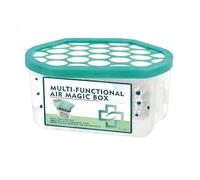 Luftreinigerbox - ABS 13 Cm, Staubentfernungsfilter, Automatisch | Geruchloser, Duftender Lufterfrischer, Raumdesodorierer Für Badezimmer, Kleiderschrank, Haustierbereich, Schlafzimmer, Küche, Büro