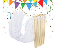 -Luftschlangenstäbe - 50-teiliges Hochzeitsset, dekorative Glocken-Partystäbe, Requisiten | -Send-Off-Feier-Accessoires für die Dusche, Feiertags-Event-Dekoration
