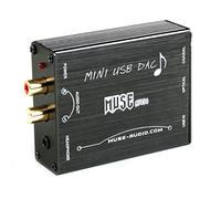 Luftschloss Mini USB DAC Audio Conversor USB a S/PDIF Coaxial Conector óptico de 3,5 mm, tarjeta de sonido externa compatible con Windows, MAC, Linux, PC, PS5, PS4 iOS Android