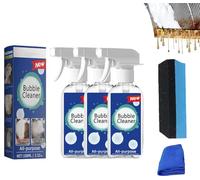Luftune - Espray de limpieza de enjuague multiusos, limpiador de burbujas sin enjuague, limpiador de burbujas Luftune, limpiador de grasa pesada de espuma, spray de burbujas para eliminar grasa y