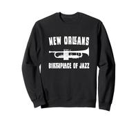 Lugar de Nacimiento de la Trompeta de Jazz de Nueva Orleans NOLA Music Sudadera