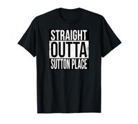 Lugar DE SUTÓN DE Fuera Recta Camiseta