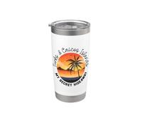 Lugar secreto Islas Turcas y Caicos Vaso térmico de acero inoxidable de doble pared