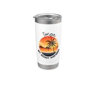 Lugar secreto Tonga Vaso térmico de acero inoxidable de doble pared