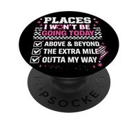 Lugares a los Que no iré Hoy Humor sarcástico PopSockets PopGrip Adhesivo