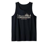 Lugares de interés y monumentos de Copenhague Dinamarca Camiseta sin Mangas