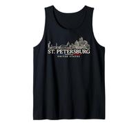 Lugares emblemáticos de San Petersburgo Viajes Antiguos a EE Camiseta sin Mangas