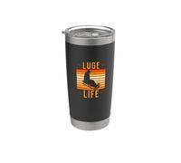 Luge Lover Winter Sliding Sports Regalo para él Regalo para Vaso térmico de acero inoxidable de doble pared