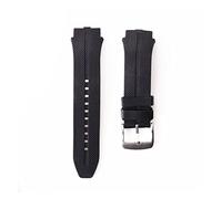 LUGEMA Adecuado compatible con Lg Mira a Urbane 2 LTE LG W200 Smart Watch Silicone Goma Strap pulsera pulsera negro Banda Blanca Banda(Black)