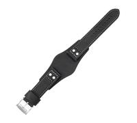 LUGEMA Compatible Con Fossil Ch3051 Ch2564 Ch2565 Ch2891 Series Bandeja De Cuero Genuino Integrado Piel De Vaca Impermeable Suave Cómoda Correa De Reloj De 22 Mm(Black(PW)-Steel-K8)