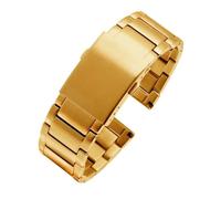 LUGEMA Correa De Acero Inoxidable Compatible Con Relojes Diesel DZ7263 DZ7330 DZ4358, Correa Negra Plateada De 22 Mm, 24 Mm, 26 Mm, 28 Mm, 30 Mm Y 32 Mm.(Gold,28mm)