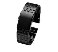 LUGEMA Correa De Acero Inoxidable Compatible Con Relojes Diesel DZ7263 DZ7330 DZ4358, Correa Negra Plateada De 22 Mm, 24 Mm, 26 Mm, 28 Mm, 30 Mm Y 32 Mm.(A-Black,22mm)