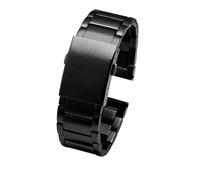 LUGEMA Correa De Acero Inoxidable Compatible Con Relojes Diesel DZ7263 DZ7330 DZ4358, Correa Negra Plateada De 22 Mm, 24 Mm, 26 Mm, 28 Mm, 30 Mm Y 32 Mm.(Black,22mm)