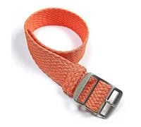 LUGEMA Correa De Nailon For Reloj De 16 Mm, 18 Mm, 20 Mm Y 22 Mm, For Hombre Y Mujer, Accesorios De Pulsera Tejida.(Orange,18mm)