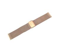LUGEMA Correa de reloj Correa de repuesto de pulsera de acero inoxidable Ancho 10 mm 12 mm 14 mm 16 mm 18 mm 20 mm 22 mm 24 mm Con pasador de herramienta(ROSE GOLD,12mm)