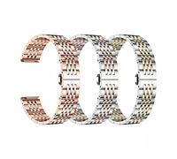 LUGEMA Correa De Reloj De Acero Inoxidable 316L, Correa De Reloj De 10MM, 12MM, 14MM, 16MM, 18MM, 20MM, 22MM Y 24MM, Compatible Con Reloj Inteligente(ROSE GOLD,22mm)